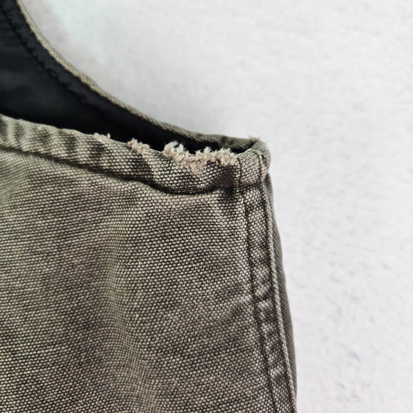 Vintage Carhartt V02 Sandstone Arctic Quilted Vest 2XL Tall USA Made Workwear - Picture 11 of 14